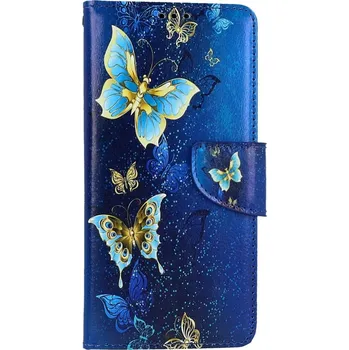 Pouzdro na mobilní telefon Pouzdro Xiaomi Redmi Note 12 knížkové Kouzelní motýlci (kryt neboli obal na Xiaomi Redmi Note 12)