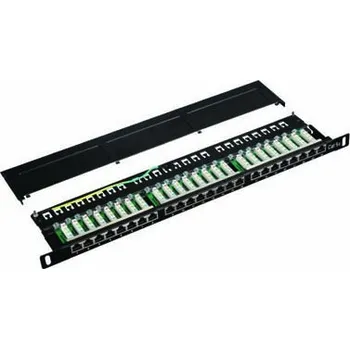 Serverovna Datacom Patch panel 19" STP 24 port CAT5E LSA 0,5U 3105