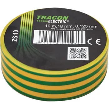 Izolační páska Tracon electric Páska izolačná žluto-zelená 10mx18mm 10mx18mm