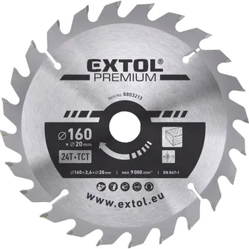 Pilový kotouč Extol Premium pilový kotouč s SK plátky