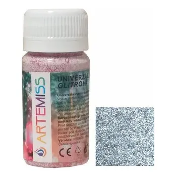 Vodová barva ARTEMISS Glitrová univerzální barva 40g, stříbrná