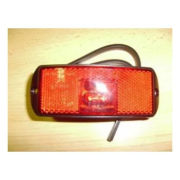 Přídavný světlomet Poziční světlo červené LED 12V s kabelem 7861