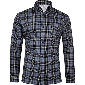 Pánská košile Procera FLANELOVÁ KOŠILE ŠEDÁ Velikost: XL