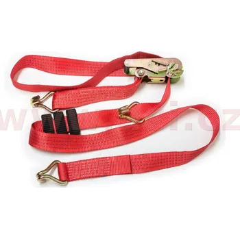 Upínací popruhy pro uchycení vozidel přes kolo, 5 t, dvojité háky + 3x protiskluzový segment, ráčna