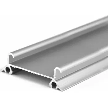 Nábytkové kování LAGUNA Dolní vedení Gama, dvojité, eloxovaný hliník Délka profilu: 2,0 m