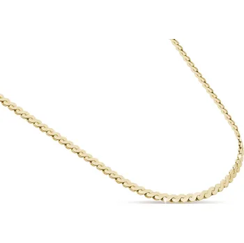 Řetízek biju Pozlacený řetízek 14k zlatem - proplétané zrna, délka 60 cm / 2 mm