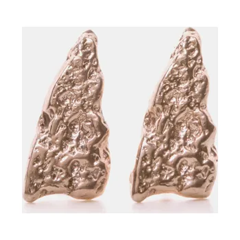 Náušnice Eliška Lhotská Jewellery NEW ARCHEOLOGY Artefakt náušnice růžové trojúhelníky Ag 925/1000