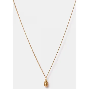 Náhrdelník Eliška Lhotská Jewellery NEW ARCHEOLOGY Artefakt zlatá kapička Au 585/1000