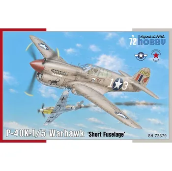 Plastikový model 1:72 Curtiss P-40K-1/5 Warhawk „Short Fuselagel“