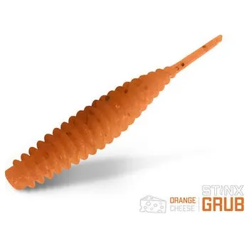 Umělá nástraha Umělá nástraha Delphin B! Stinx Grub Cheese_4cm_20ks_Orange