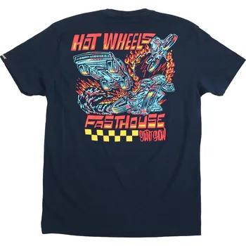 Fasthouse Hot Wheels Stunt Show Tee Midnight Navy Velikost: M