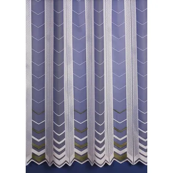 Metrážová záclona zelená M23176 Velikost: výška 160 cm