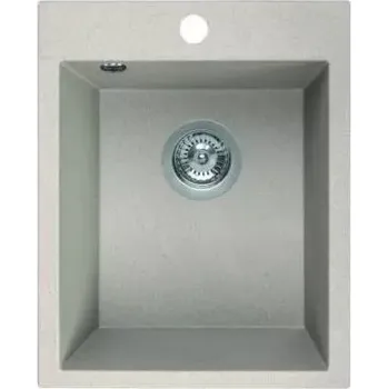 Nerezový dřez Laveo PONTOS 390BE 1 dřez, 480x390x190, granit béžový