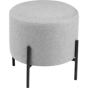 Taburet Šedý taburet Somcasa Herman 40 cm