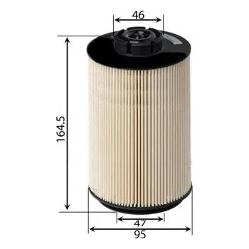 Palivový filtr Palivový filtr RENAULT Midlum II, Premium, VOLVO 12093