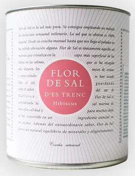 Kuchyňská sůl Natural Mallorca Flor de Sal Hibiscus 150 g
