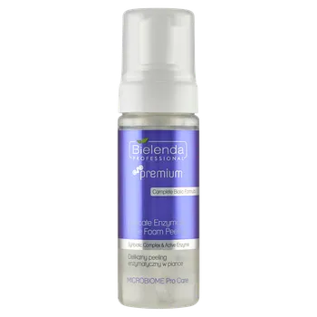 Pleťový peeling Bielenda Professional jemný enzymatický peeling v pěně na obličej, 160 ml