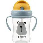 Lahvička se slámkou - 300 ml - méďa