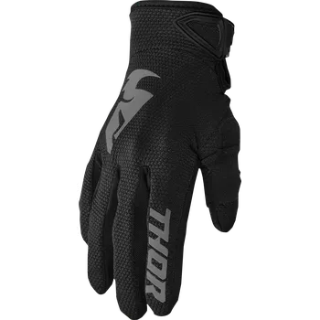 Moto rukavice a Dětské motokrosové rukavice THOR SECTOR černá/šedá velikost XS