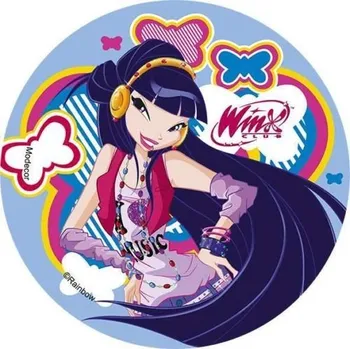Jedlá dekorace na dort Winx č.6 jedlý papír - Bez úprav