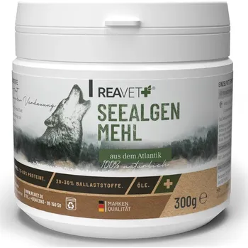 Péče o psí chrup REAVET Moučka z mořských řas (300 g)