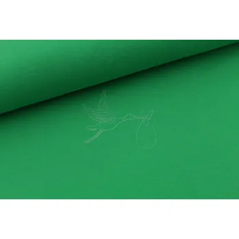 Náplet žebrovaný - Zelená