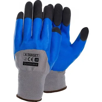 Pracovní rukavice Procera PRACOVNÍ RUKAVICE POTAŽENÉ LATEXEM X-TARGET Velikost: 8