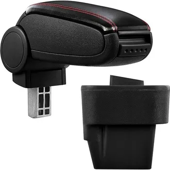 Auto-moto PROTEC Loketní opěrka, Opel Astra H, syntetická kůže, černá, červené prošití 2004 - 2010