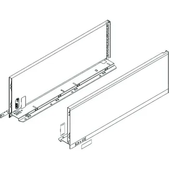 Nábytkové kování BLUM 770C6502S Legrabox, bočnice C pure 650mm, bílá (BLUM 770C6502S Legrabox, bočnice C pure 650mm, bílá)