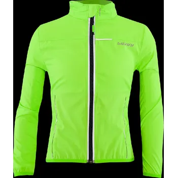 Cyklistické oblečení Dětská sportovní větrovka Silvini Punta - green navy Velikost: 110-116