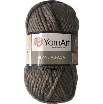 Galanterie Příze Alpine Alpaca 438 šedohnědá
