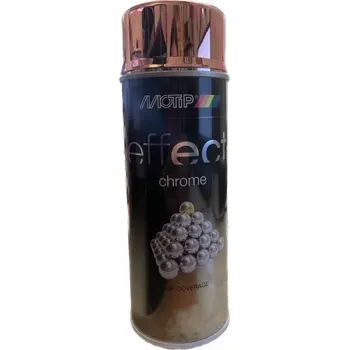 Barva ve spreji MOTIP EFFECT CHROME MĚDĚNÁ 400ML