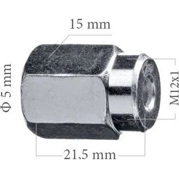 Lanko pro jízdní kolo WP Koncovka brzdové trubky 5mm M12x1 15x21.5mm