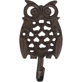 Věšák Litinový věšák sova (Věšák z litiny)