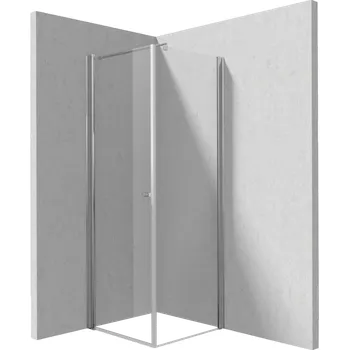 DEANTE/S - Sprchový kout pevná stěna 90 křídlové dveře 80 KTSW042P+KTS_039P KERRIA/0380