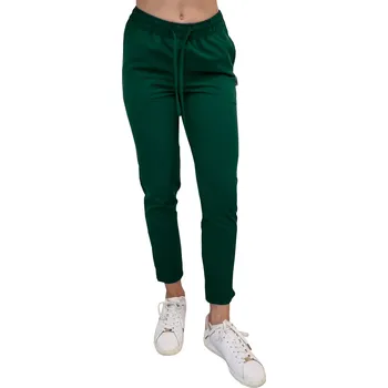 Zdravotnický oděv Zelená zdravotnické cigaretové kalhoty - elastický materiál (M)