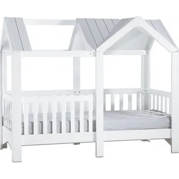 Dětská postel Domečková postel 100x200 Dundee - bílá