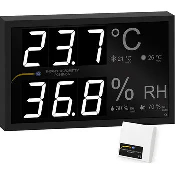 Přístroj pro měření klimatu PCE-EMD 5, pro měření teploty a vlhkosti ve stupních Celsia