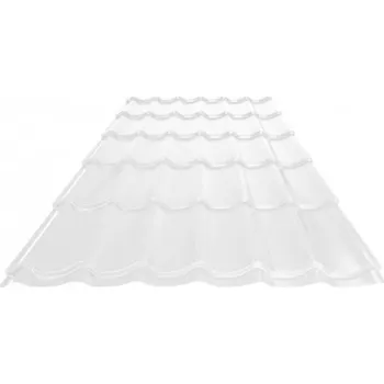 Střešní krytina UNI 1, bílá RAL 9010, lesk tl. 0,60mm, modul 350
