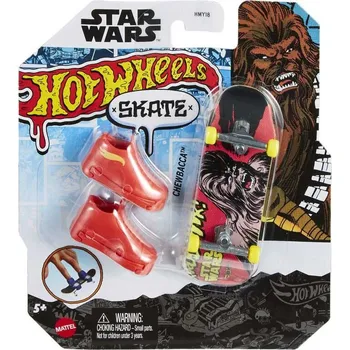 autodráha Hot Wheels SKATES TEMATICKÝ FINGERBOARD A BOTY - CHEWBACCA