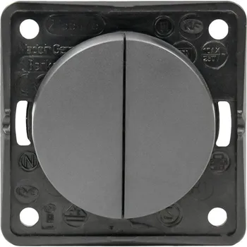 vypínač B.Berker Dvoutlačítkový vypínač řady Berker GmbH Integro Flow Barva: Antracit