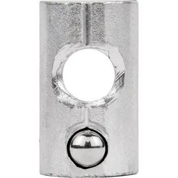 Matice Matice s drážkou T M8 s pružinovou kuličkou