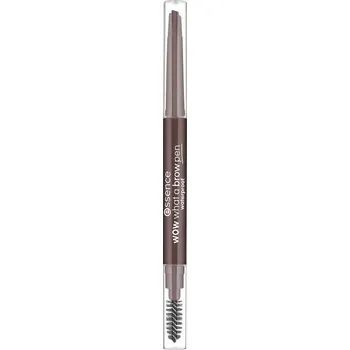 Dekorativní kosmetika Essence Wow What a Brow voděodolná tužka na obočí s kartáčkem 02 Brown 0,2 g