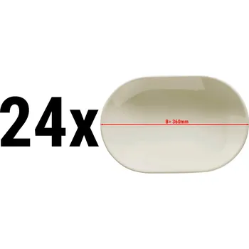 Talíř G.Gastro (24 Kusů) TEOS - Talíř ovál - 36 cm
