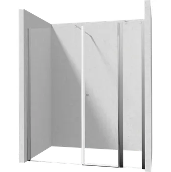 Sprchové dveře DEANTE/S - Pevná stěna 120, výklopné dveře 100 KTSU043P+KTS_032P+KTS_011X KERRIA/0076