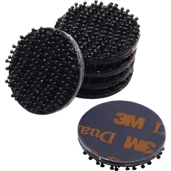 Zip 3M Dual Lock samolepicí oboustranný suchý zip Ø20mm 6ks černá