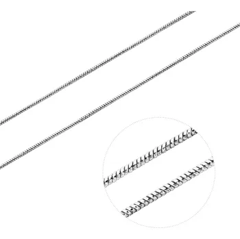 Řetízek Bealio BEALIO Stříbrný řetízek STRUNKA flexibilní Délka řetízku: 42 cm 03-01398-0046