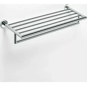 Koupelnový nábytek BEMETA OMEGA polička na ručníky s hrazdou 600 mm 104205072