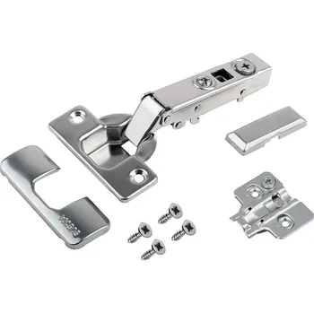 Nábytkové kování StrongHinges S5 závěs klip naložený, s tlumením, 110°, podložka 3D, vrut, NEREZ (StrongHinges S5 závěs klip naložený, s tlumením, 110°, podložka 3D, vrut, NEREZ)