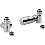 Sapho CORNER COMBI připojovací sada ventilů termostatická triaxiální, pravé provedení, chrom, CP3022S